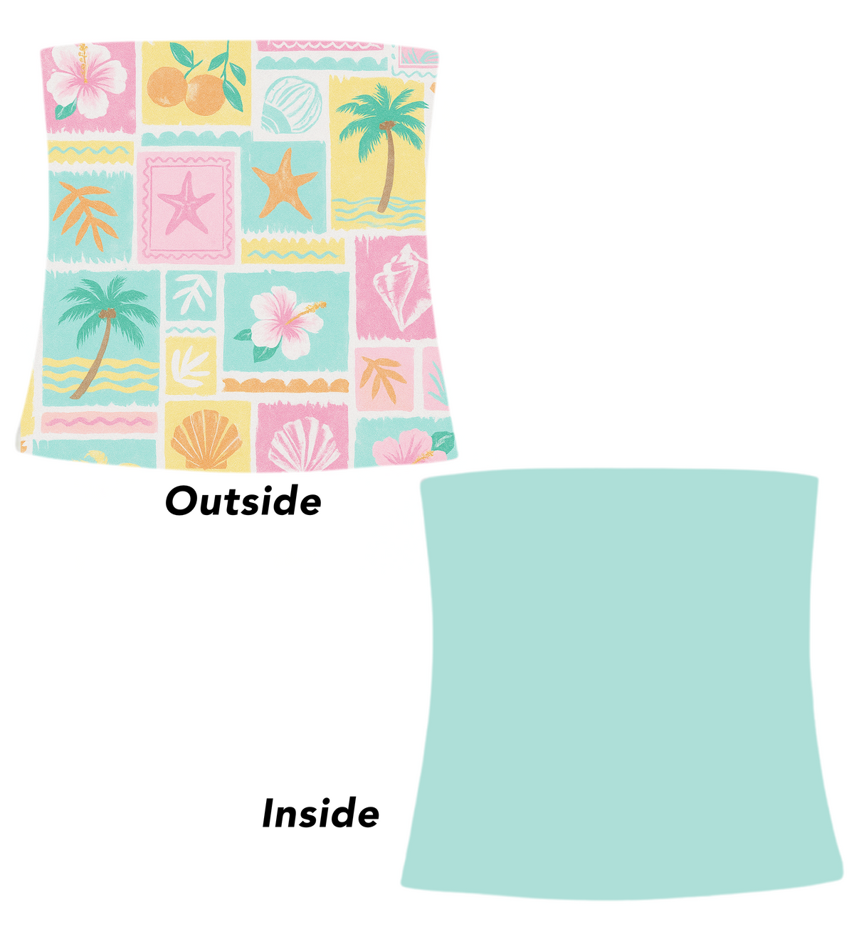 Pastel Paradise Tube Top - PRE ORDER